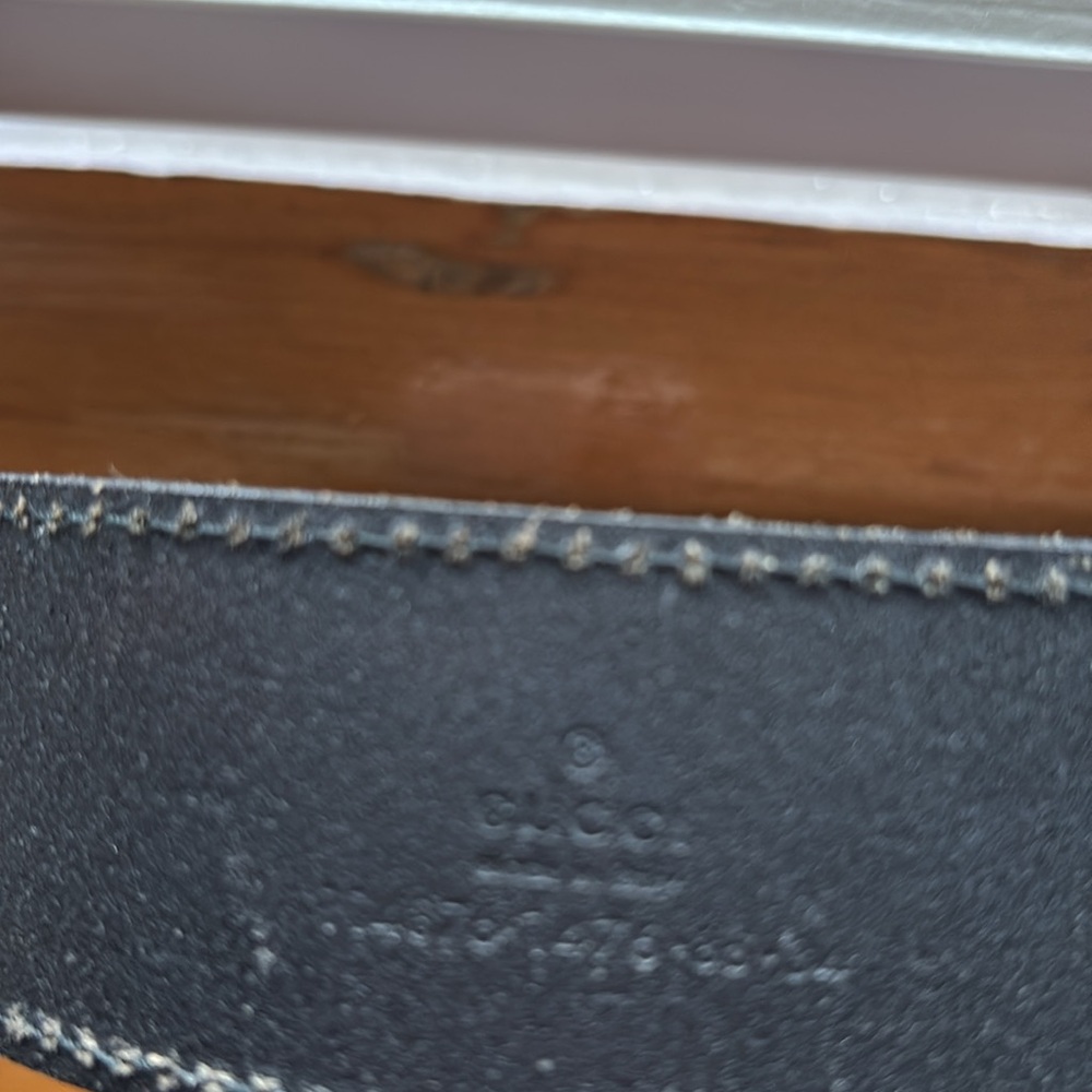 Gucci Black Leather Belt - Picture 7 of 12